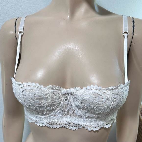 DAZY Lace Underwire Bra in Cream size:70B - Picture 3 of 14